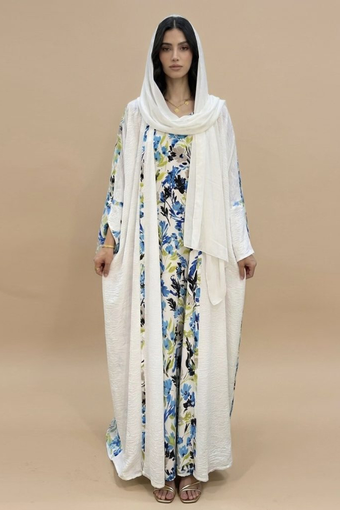 Abaya JA white 01